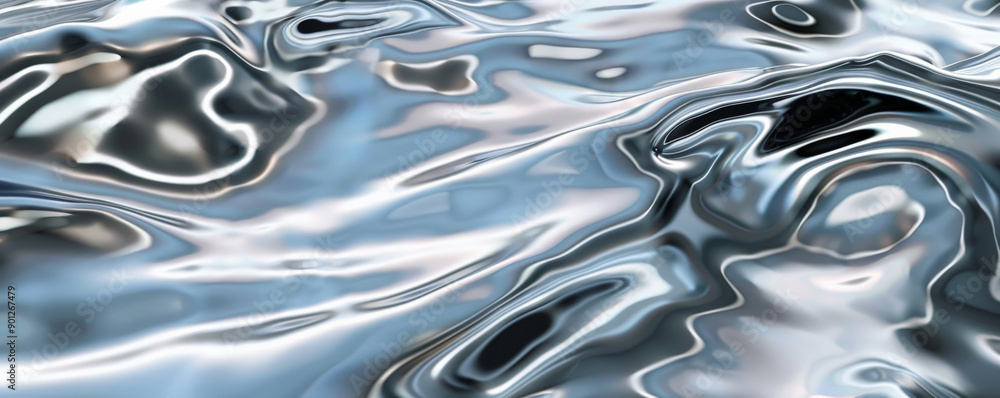A futuristic mercury background with a reflective, liquid metal surface, creating a captivating and sleek look. A futuristic mercury background with a reflective, liquid metal surface, creating a captivating and sleek look.
