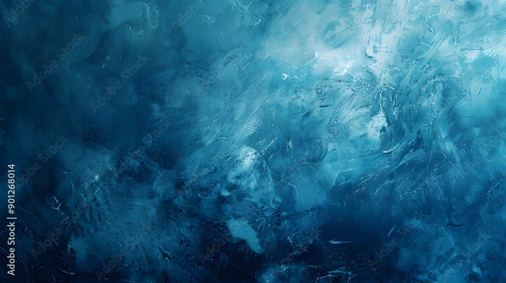 Obraz premium Abstract Blue Textured Background with Swirling Patterns