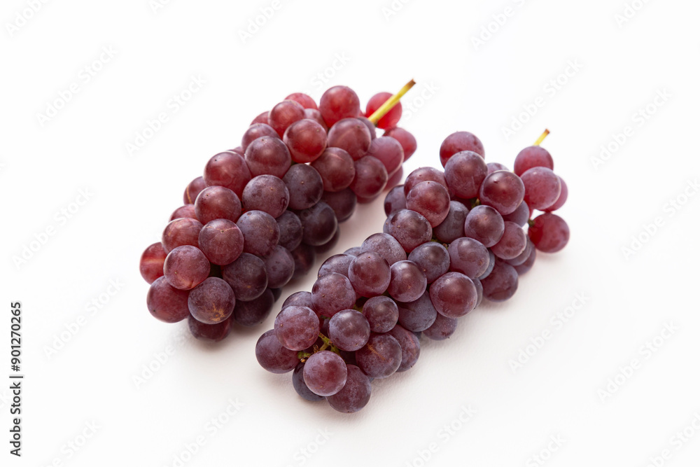 Fototapeta premium 白背景にぶどう