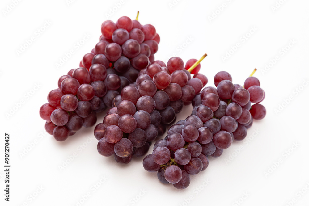 Fototapeta premium 白背景にぶどう