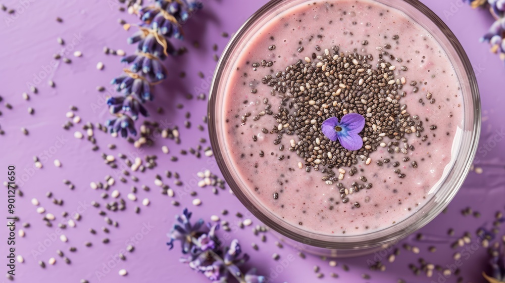 chia seed smoothie. chia seed smoothie.