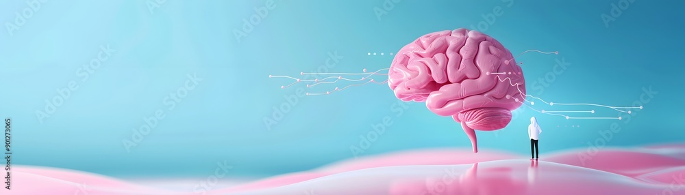 Boost Your Brainpower - Illustrated Concept of an Active Brain to Prevent Mental Decay Boost Your Brainpower - Illustrated Concept of an Active Brain to Prevent Mental Decay