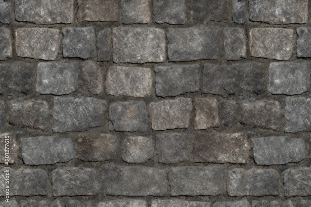 Fototapeta premium Processed collage of old street pavement surface texture. Background for banner, backdrop