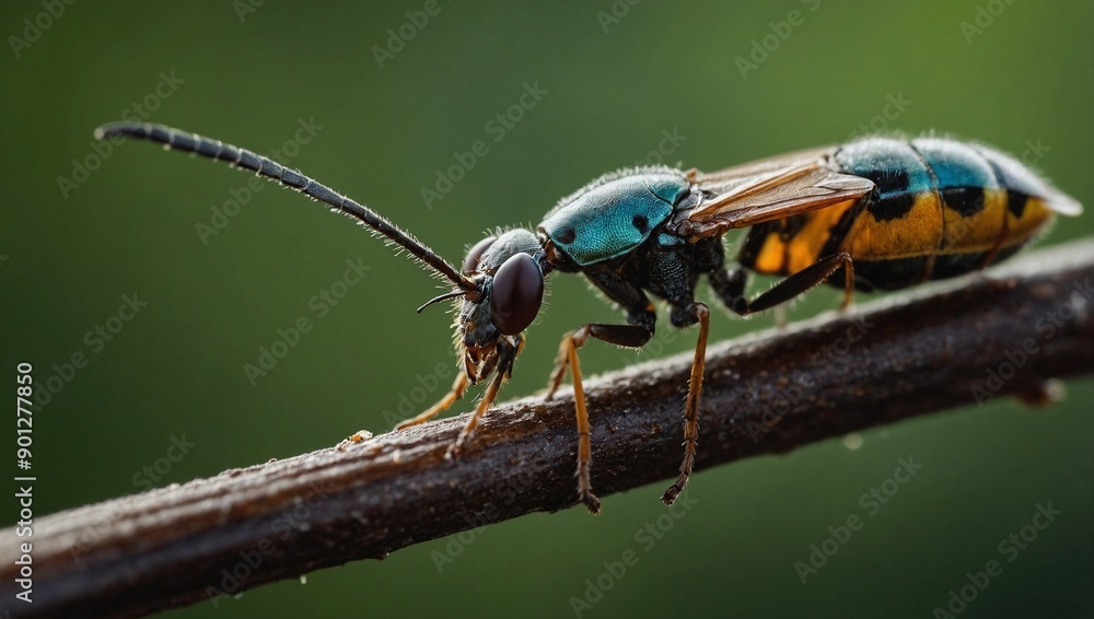 Fototapeta premium green shield bug