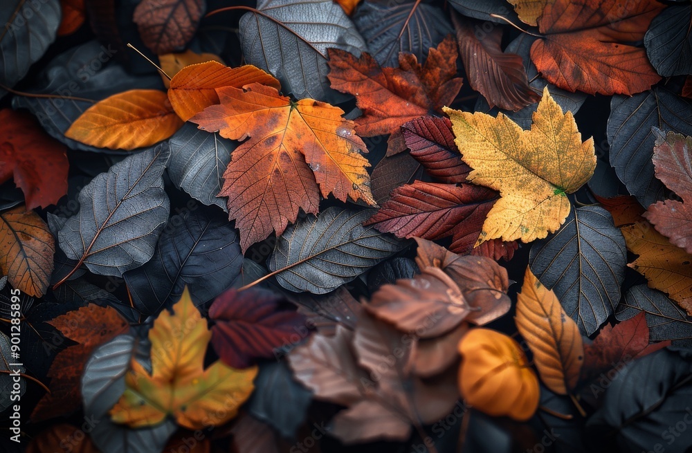 Autumn Leaves on the Forest Floor Autumn Leaves on the Forest Floor