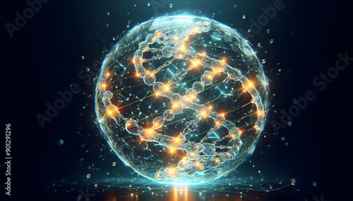 3d render of dna