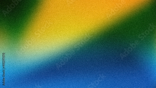 Abstract gradient background with a vibrant blend of green, yellow, and blue hues, creating a dynamic and eye-catching transition. Ideal for contemporary designs, digital art, and lively backdrops