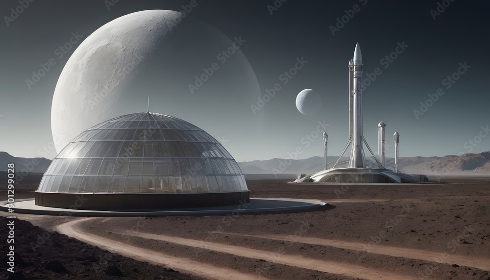 Greenhouse on an unknown planet. Greenhouse on an unknown planet.