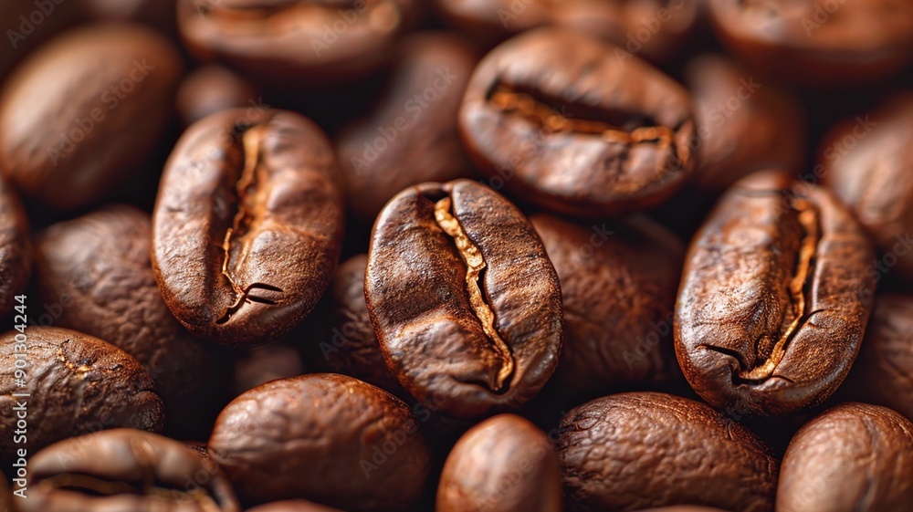 Realistic high resolution coffee beans texture background International coffee day Realistic high resolution coffee beans texture background International coffee day