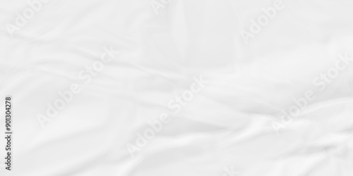 White crumpled paper texture . White wrinkled paper texture. White paper texture . White crumpled and top view textures can be used for background of text or any contents.
