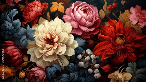 Floral Tapestry: A Symphony of Colors