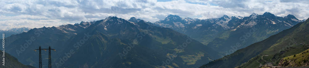 panorama of mountains