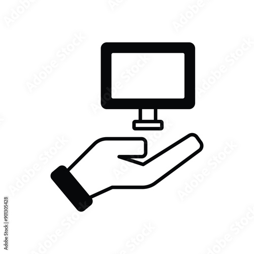 Support Network vector icon