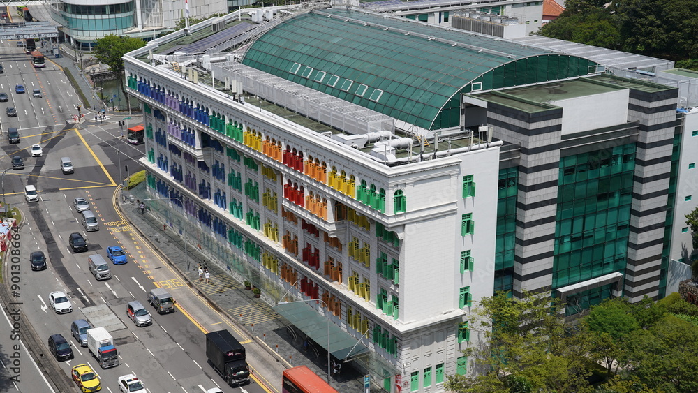 The MICA Building, now known as the Old Hill Street Police Station, is a prominent historical landmark in Singapore. The MICA Building, now known as the Old Hill Street Police Station, is a prominent historical landmark in Singapore.