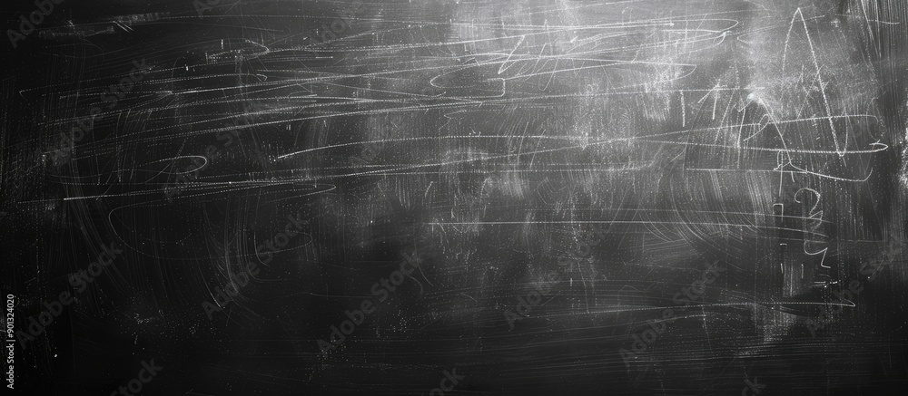 Chalk smudge on blackboard serves as a textured backdrop with room for text or graphics in a copy space image Chalk smudge on blackboard serves as a textured backdrop with room for text or graphics in a copy space image