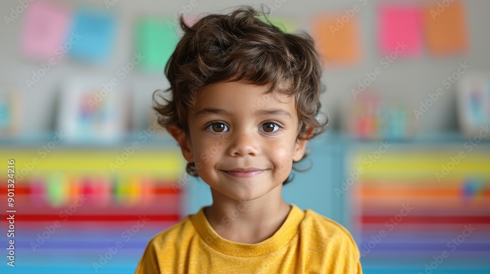Smiling Little Boy Portrait. Smiling Little Boy Portrait.