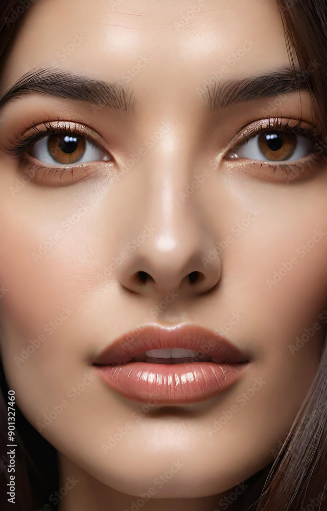 close up portrait of a woman close up portrait of a woman