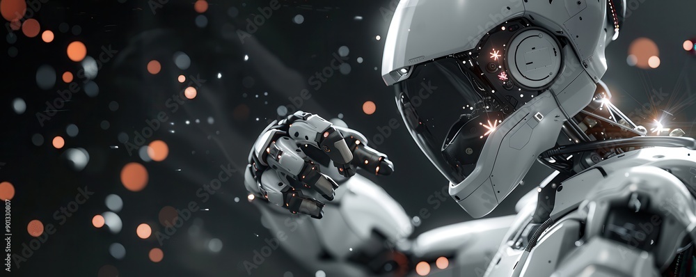 Robotic mechanism in action, innovation and technology. Robotic mechanism in action, innovation and technology.