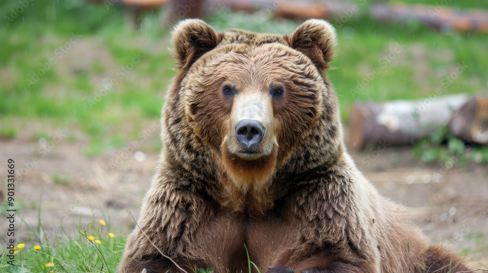Close-up Portrait of a Brown Bear Close-up Portrait of a Brown Bear
