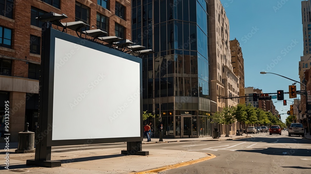 blank white restaurant or shop sign mockup large billboard blank white restaurant or shop sign mockup large billboard