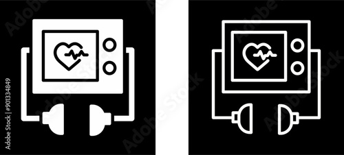 Defibrillator Vector Icon