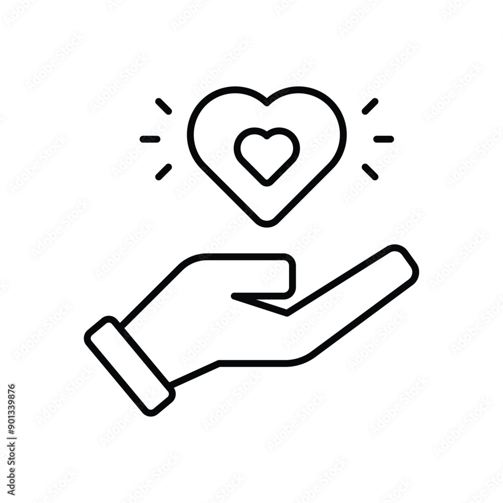 Positive Affirmations vector icon Positive Affirmations vector icon