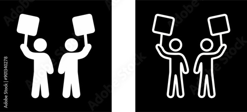 Demonstrator Vector Icon