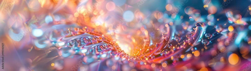 Abstract blurred background with colorful bokeh lights. Abstract blurred background with colorful bokeh lights.