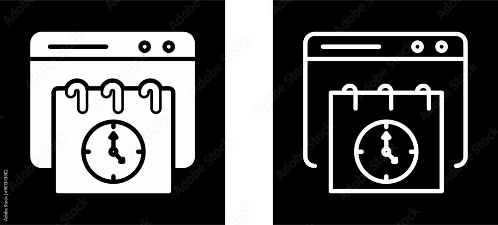 Deadline Web Vector Icon Deadline Web Vector Icon