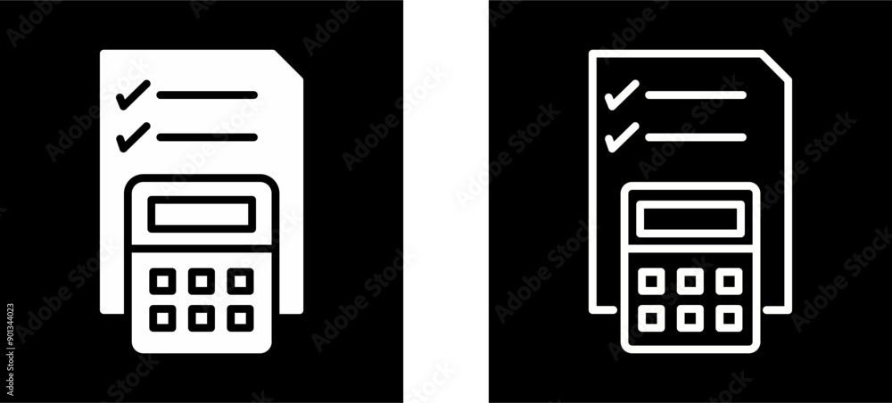 Calculation Vector Icon Calculation Vector Icon