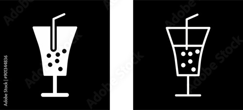 White Wine Vector Icon