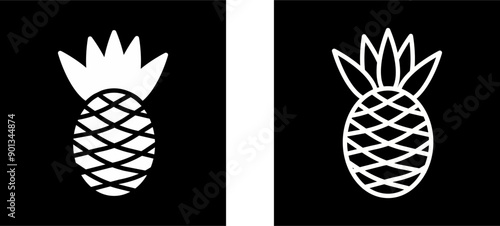 Pineapple Vector Icon
