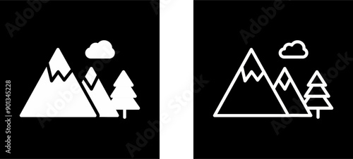 Mountain Vector Icon
