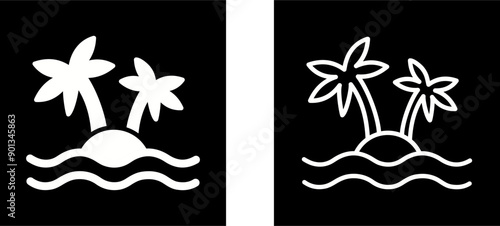 Island Vector Icon