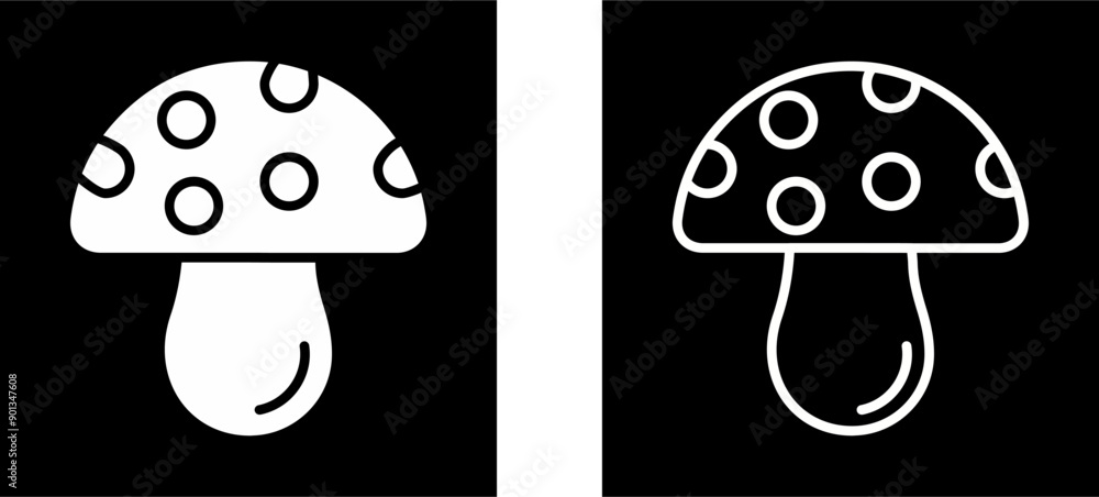 Mushroom Vector Icon Mushroom Vector Icon