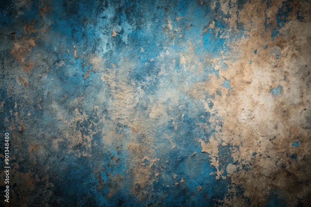 Rough, toned concrete surface with a worn, painted old paper texture overlay, set against a dark blue and black gradient background, perfect for design accents. Rough, toned concrete surface with a worn, painted old paper texture overlay, set against a dark blue and black gradient background, perfect for design accents.