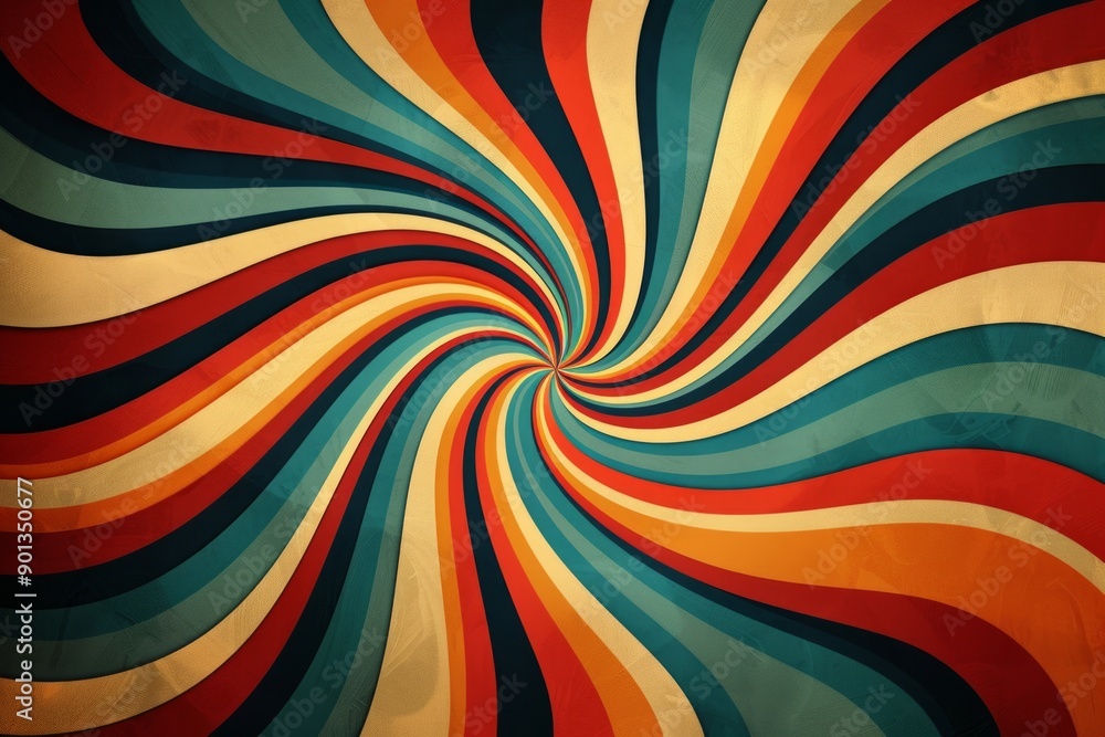 Retro Colorful Swirl background Retro Colorful Swirl background