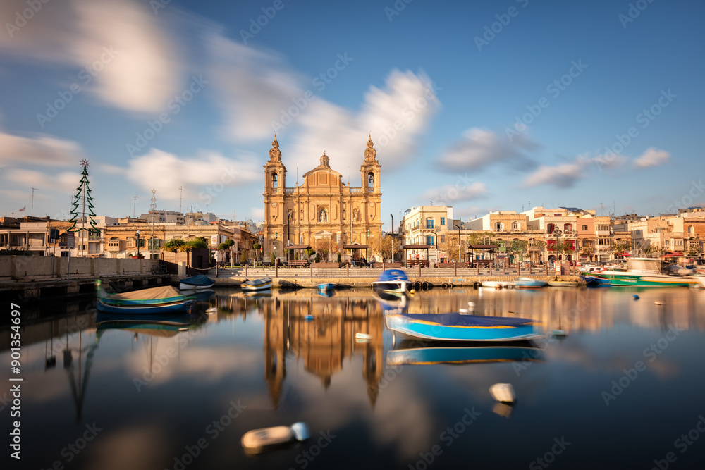 Obraz premium Beautiful Cityscape of Valletta on the Island of Malta