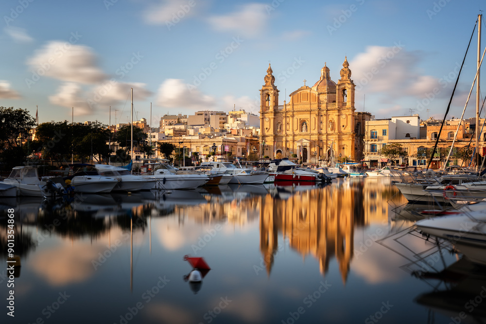 Obraz premium Beautiful Cityscape of Valletta on the Island of Malta