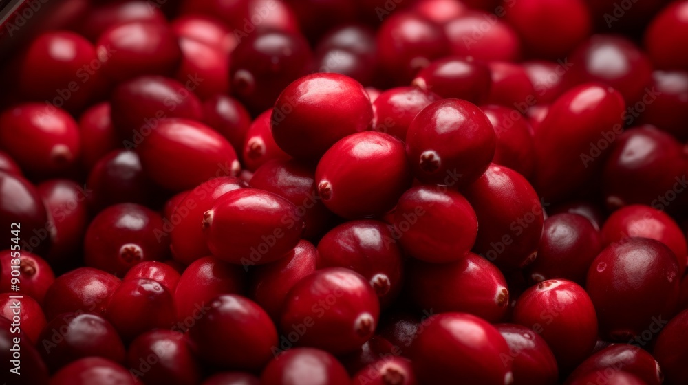 Lots of fresh cranberries. ai generated art image Lots of fresh cranberries. ai generated art image