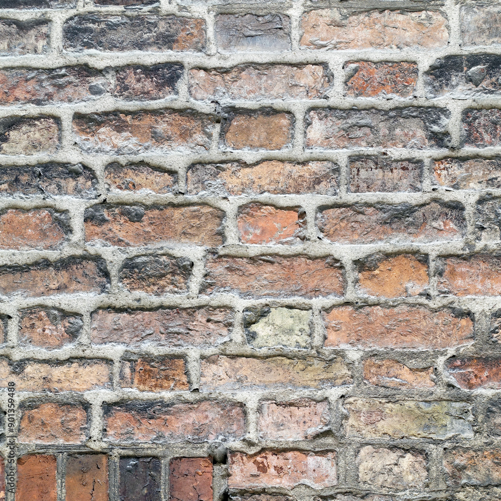 Fototapeta premium Wall from old bricks. Perfect as a background or texture.