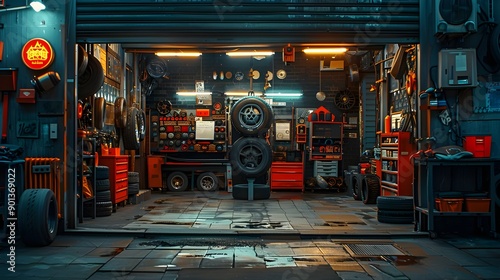 interior of the factory