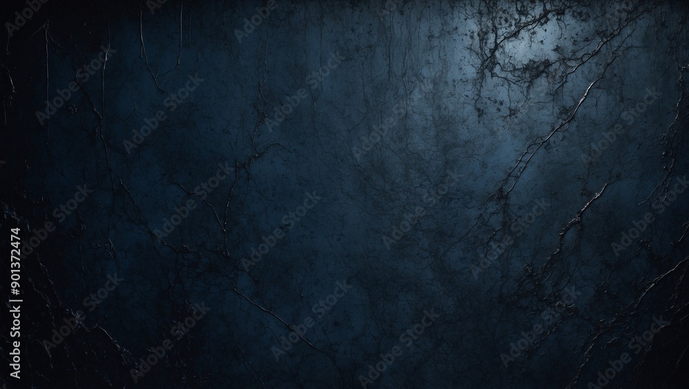 Obraz premium Dark marble texture with subtle cracks and veins