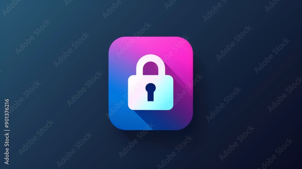 privacy simple icon, skeomorphism ios privacy simple icon, skeomorphism ios