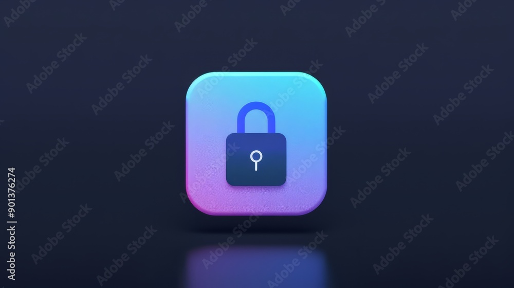 privacy simple icon, skeomorphism ios privacy simple icon, skeomorphism ios