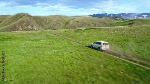 car in the mountains