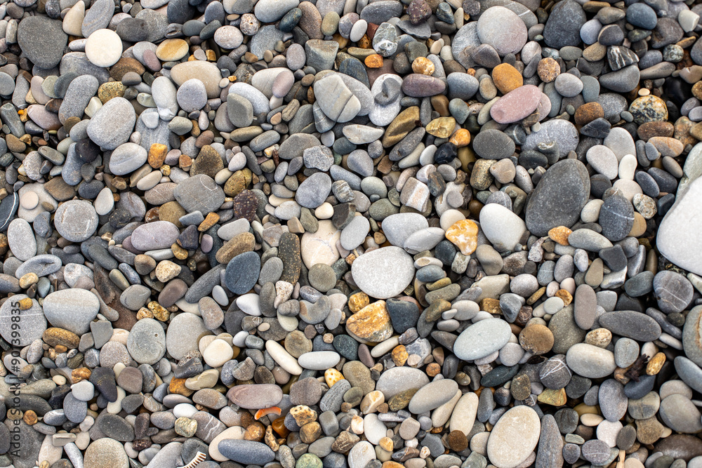 Background texture of sea pebbles, round small stones. Background texture of sea pebbles, round small stones.