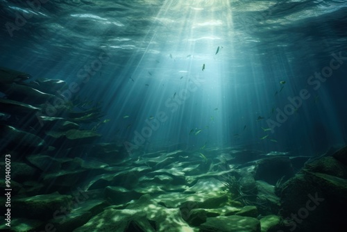 Underwater ocean outdoors nature fish. © Rawpixel.com