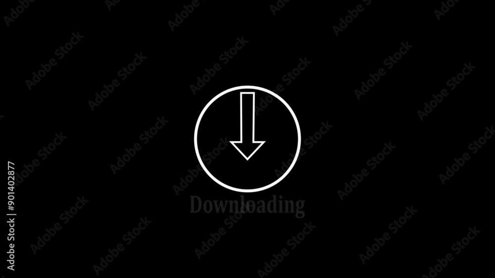 animation of an technology loader icon.download icon animation. animation of an technology loader icon.download icon animation.