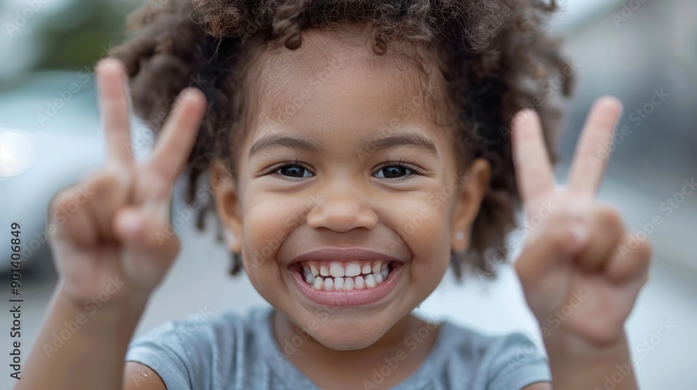 Child showing off their clean teeth after a dental visit, highlighting positive dental experiences Child showing off their clean teeth after a dental visit, highlighting positive dental experiences